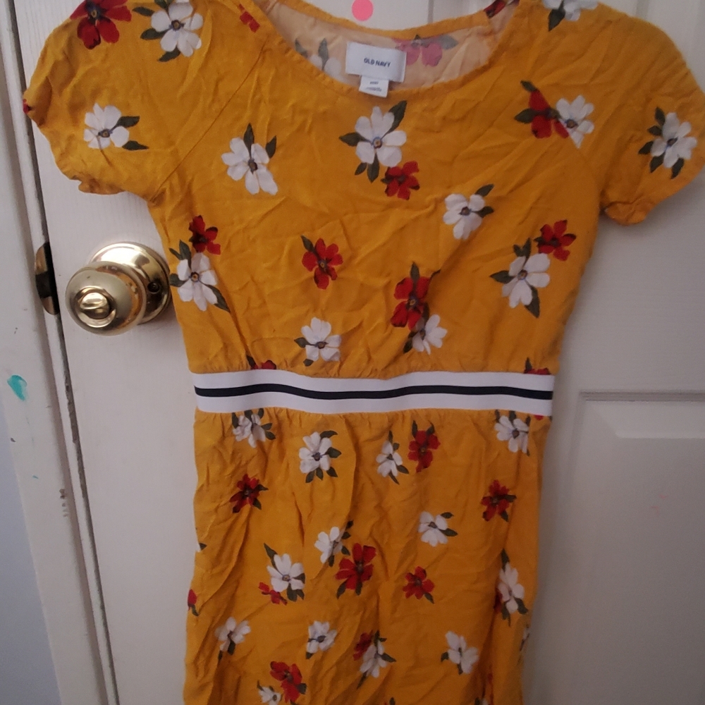 Old navy golden yellow dress